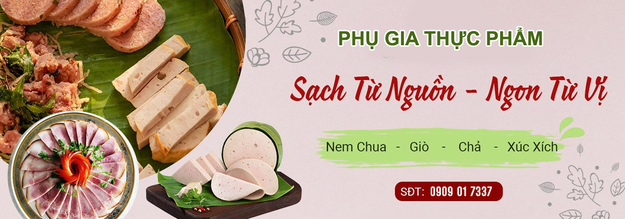 phụ gia giò chả xúc xích nem chua