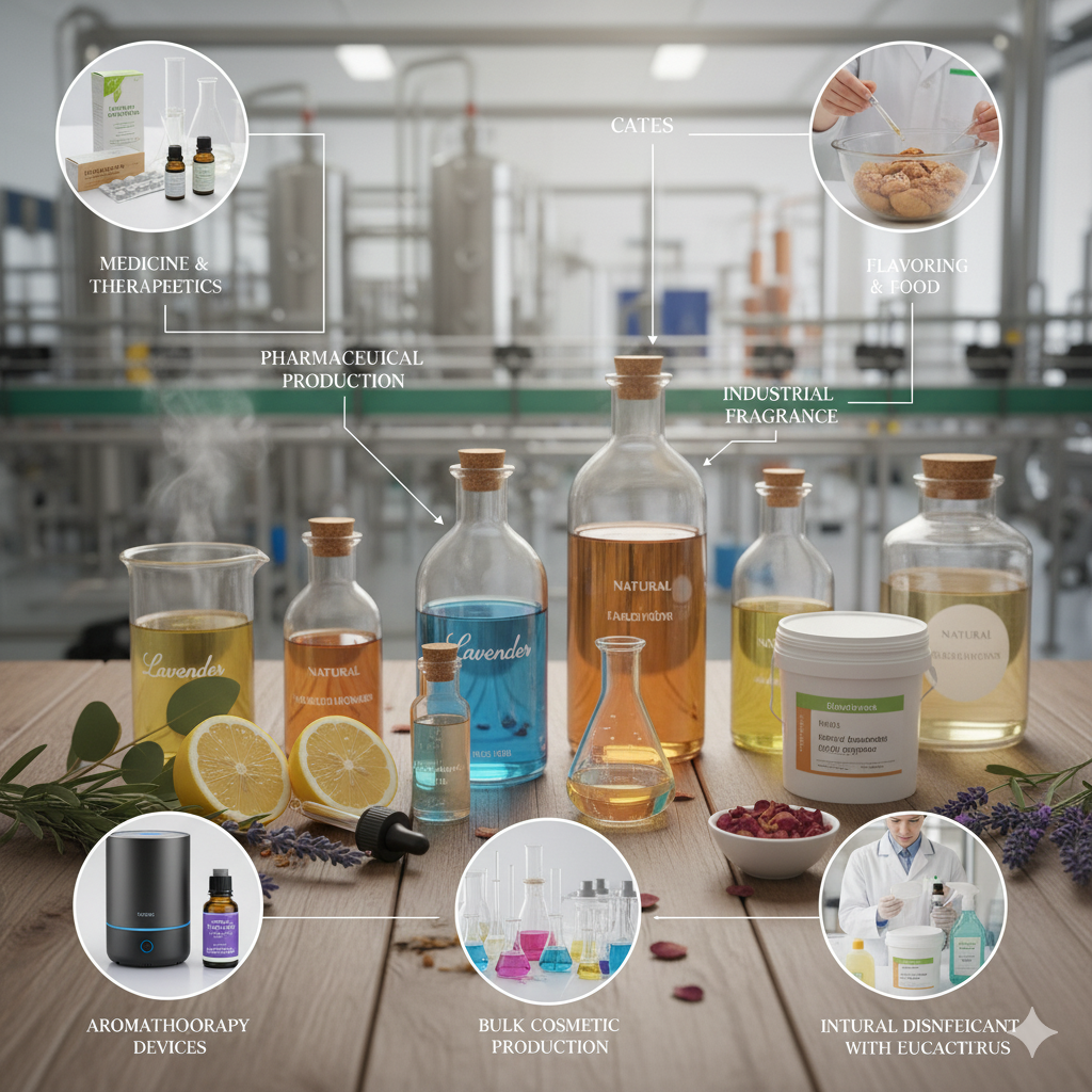 tinh dầu trong công nghiệp dược phẩm