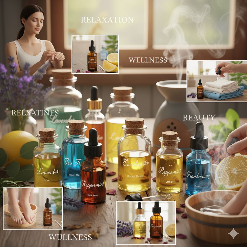 tinh dầu trong mỹ phẩm